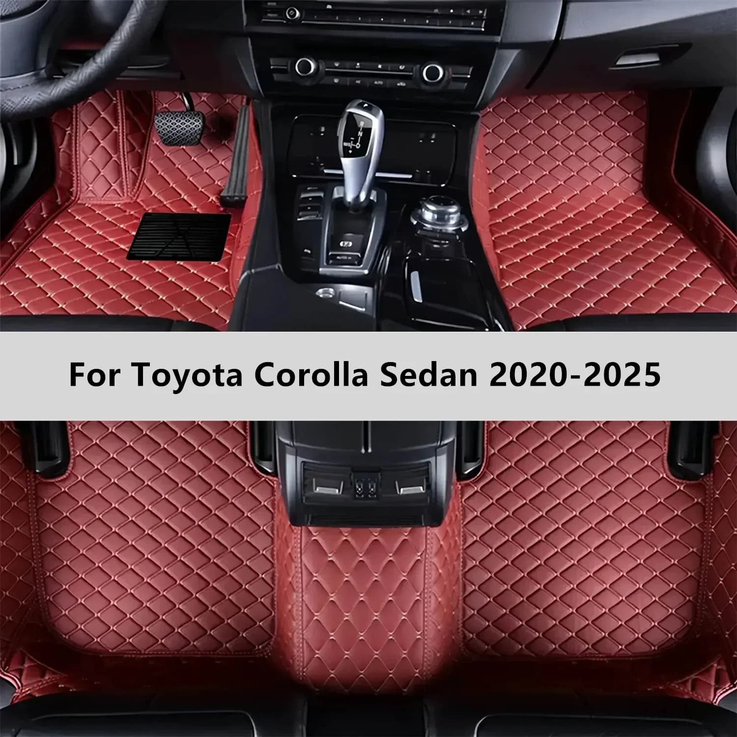 Tappetini Auto Personalizzati per Toyota Corolla Sedan 2020-2025, Accessori Interni per Auto