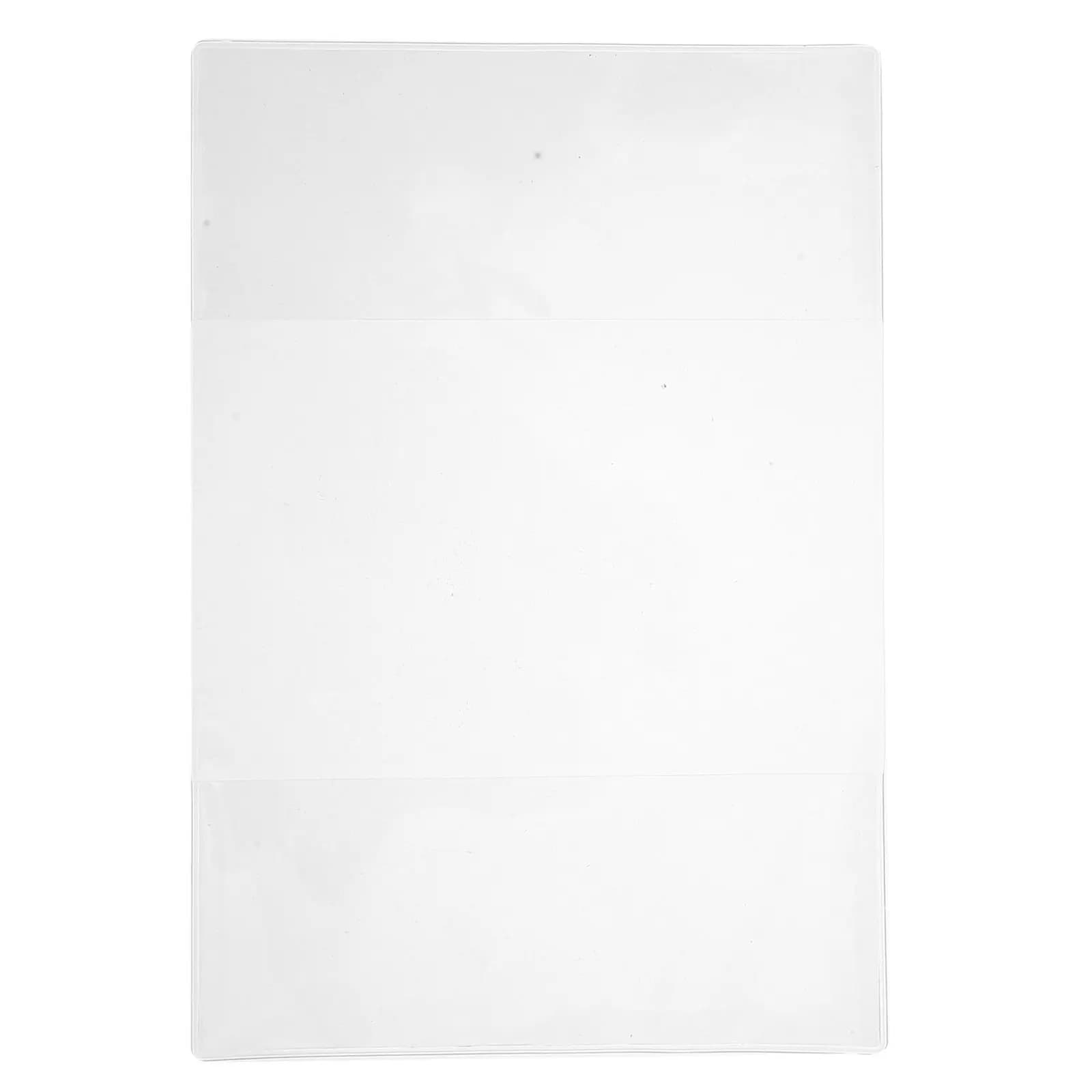 Copertina Protettiva in PVC Trasparente A6 per Quaderni a Fogli Mobili, Diari, Scrapbook e Libri Scolastici