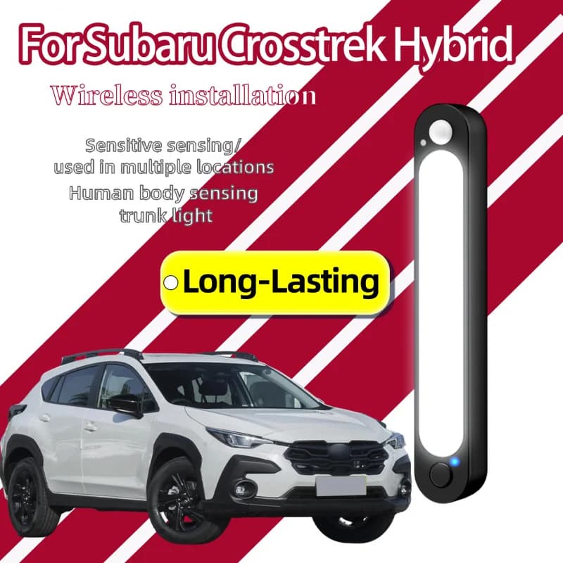 For Subaru Crosstrek Hybrid Hybrid SUV Trunk Lamp Wireless Magnetic Rechargeable Motion Sensor LED Rear Cargo Lamp