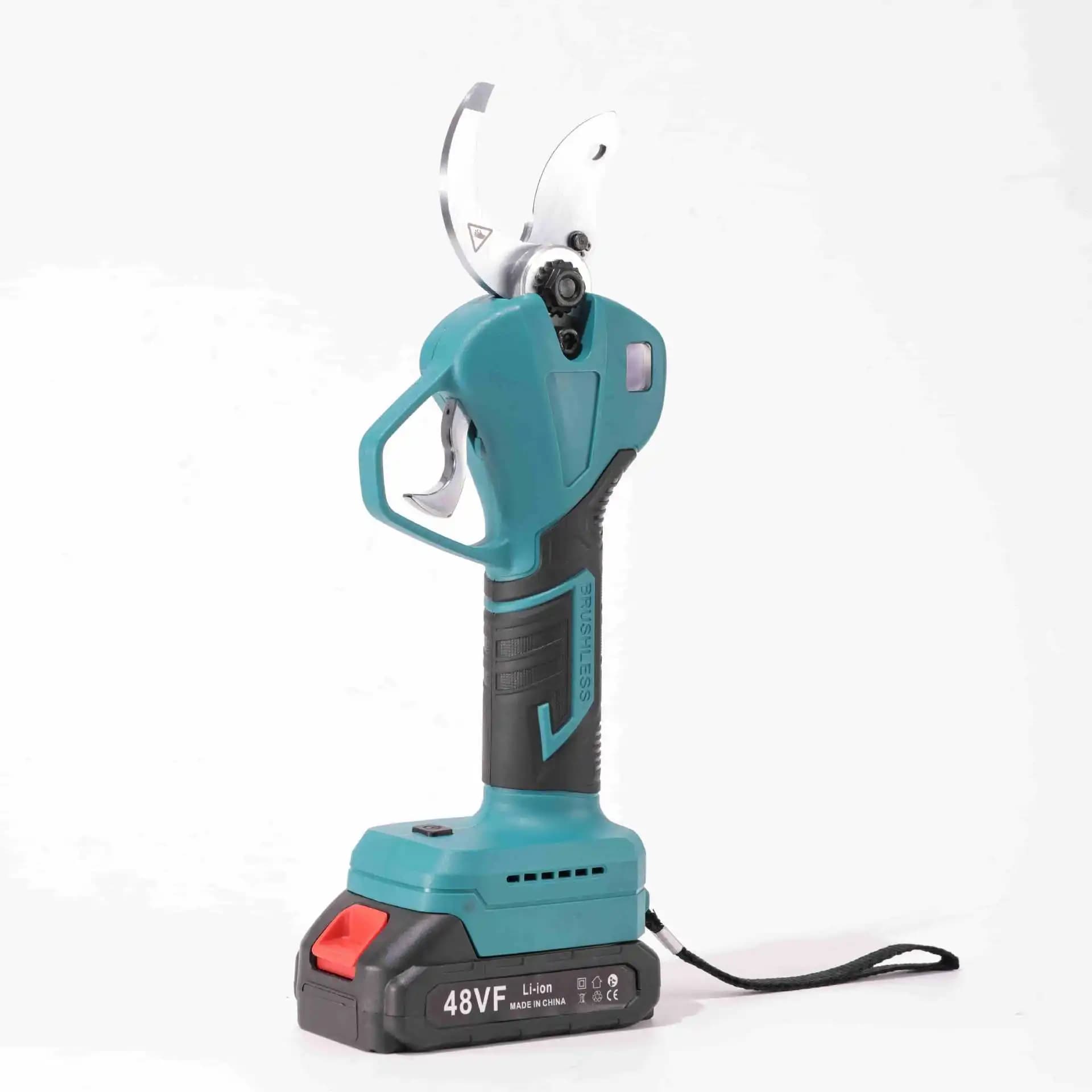 Forbici da potatura per alberi alti con batteria al litio, attrezzi elettrici da giardinaggio, cesoie allungabili per rami alti di alberi da frutto