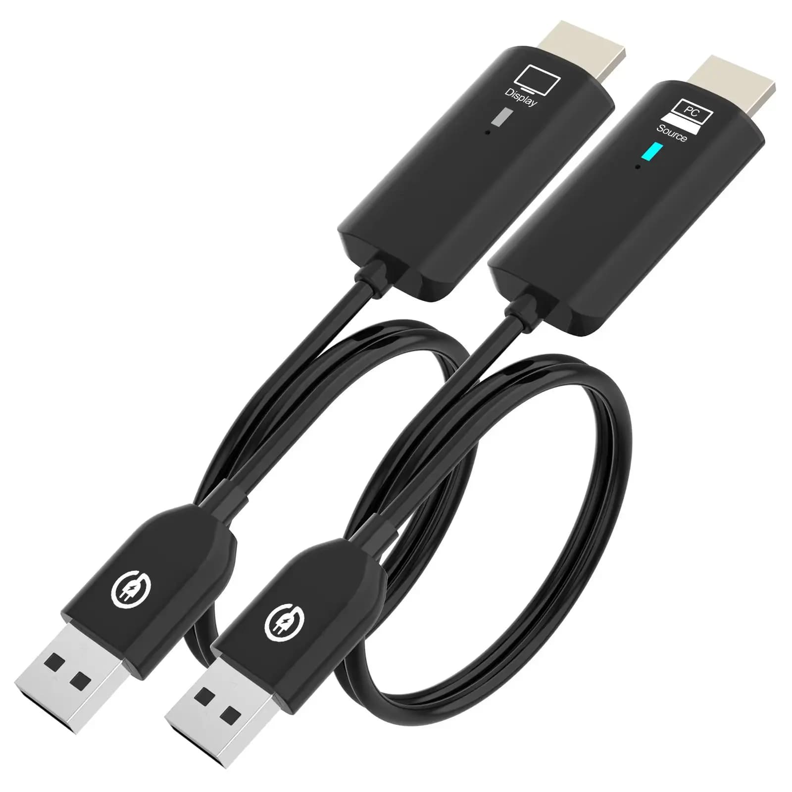 Nuovo cavo di prolunga HDMI wireless da 30 m, trasmettitore audio video e adattatore display ricevitore per fotocamera, PC, monitor TV, proiettore
