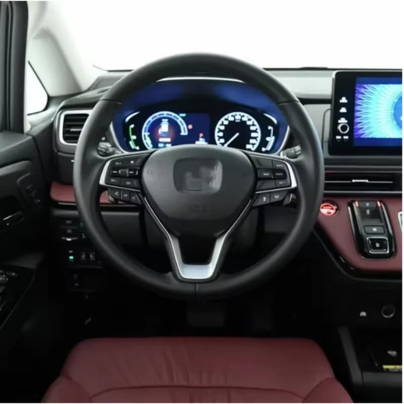 Carbon Fiber Color Car Steering Wheel Cover Panel trim For Honda Odyssey 2022-2024 Door Window Switch Lift Button