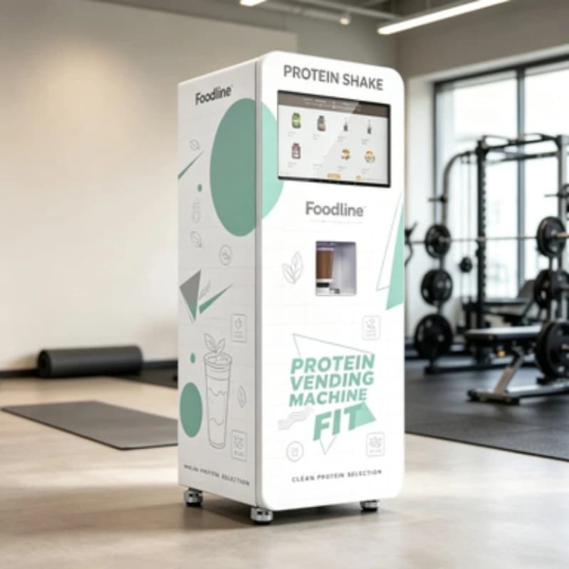 FOODLINE Cashless Payment Protein Powder Vending Machine Automatic Protein Shake Maker