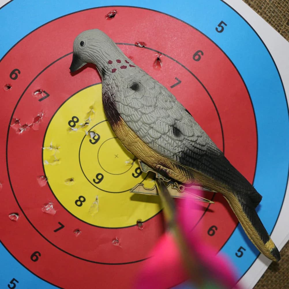 Esca bersaglio per pratica di piccioni realistica per allenamento di caccia con l'arco, bersaglio per animali 3D, EVA, schiuma, esca, gioco di tiro all'aperto nel cortile