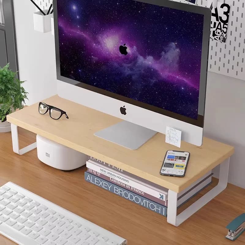 Notebook computer Monitor Base Home Office Storage Rack stand desktop computer screen elevated Creative Office Storage Supplies