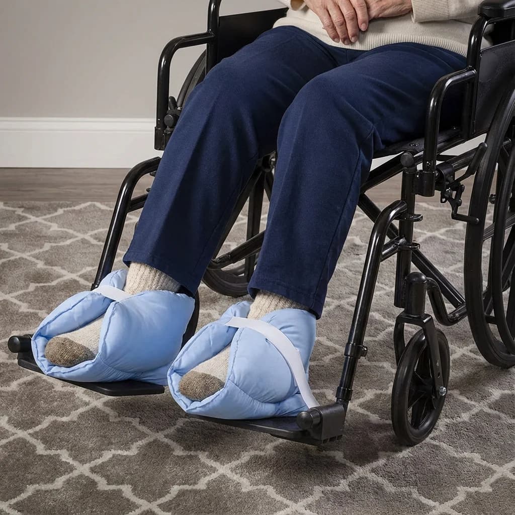Cuscinetto Protettivo per Tallone, Supporto Regolabile per Caviglia, Protezione Morbida per Alleviare il Dolore, Supporto Elastico per Tallone