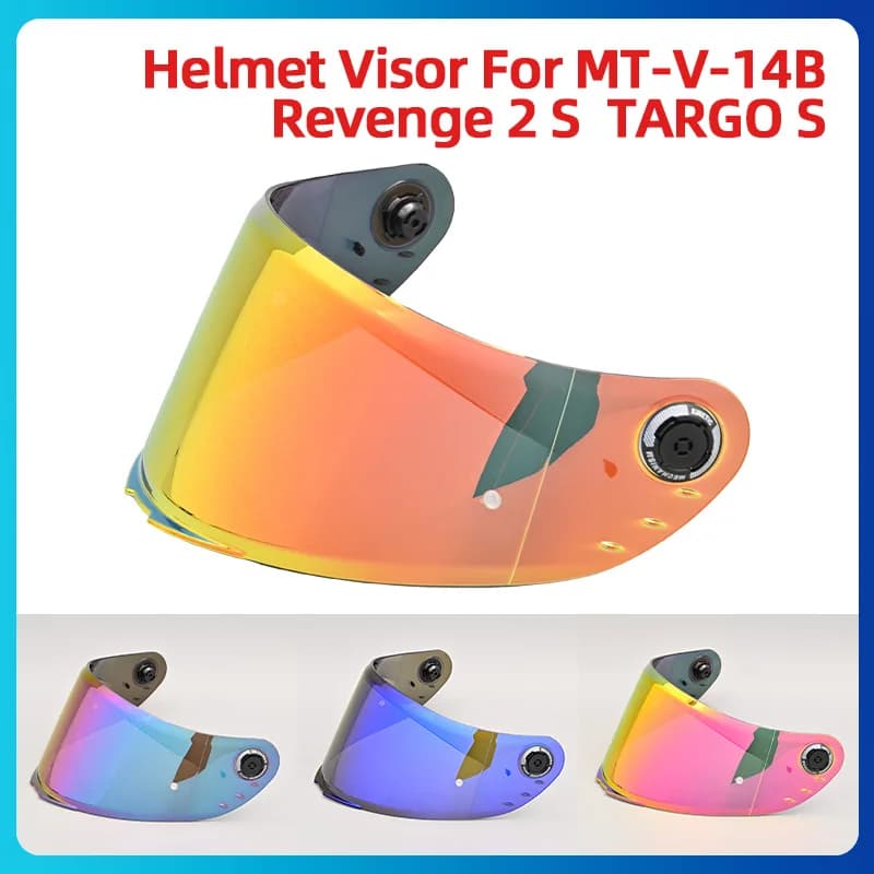 Motos Helmets visor suitable for MT-V-14B Revenge 2 S Targo S Visera Casco Moto helmet visors with UV-Protection Anti-Scratch