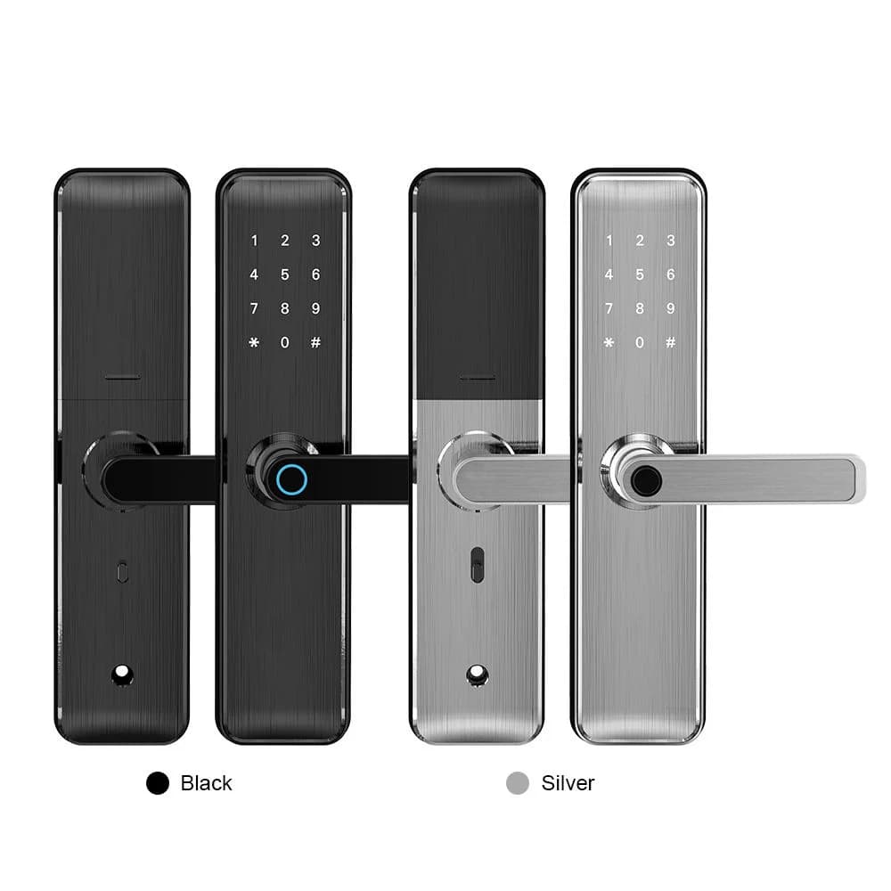 Fabbrica di nuova moda Serrure Inteligente biometrico digitale impronta digitale password IC card TTlock serratura intelligente per porte in legno