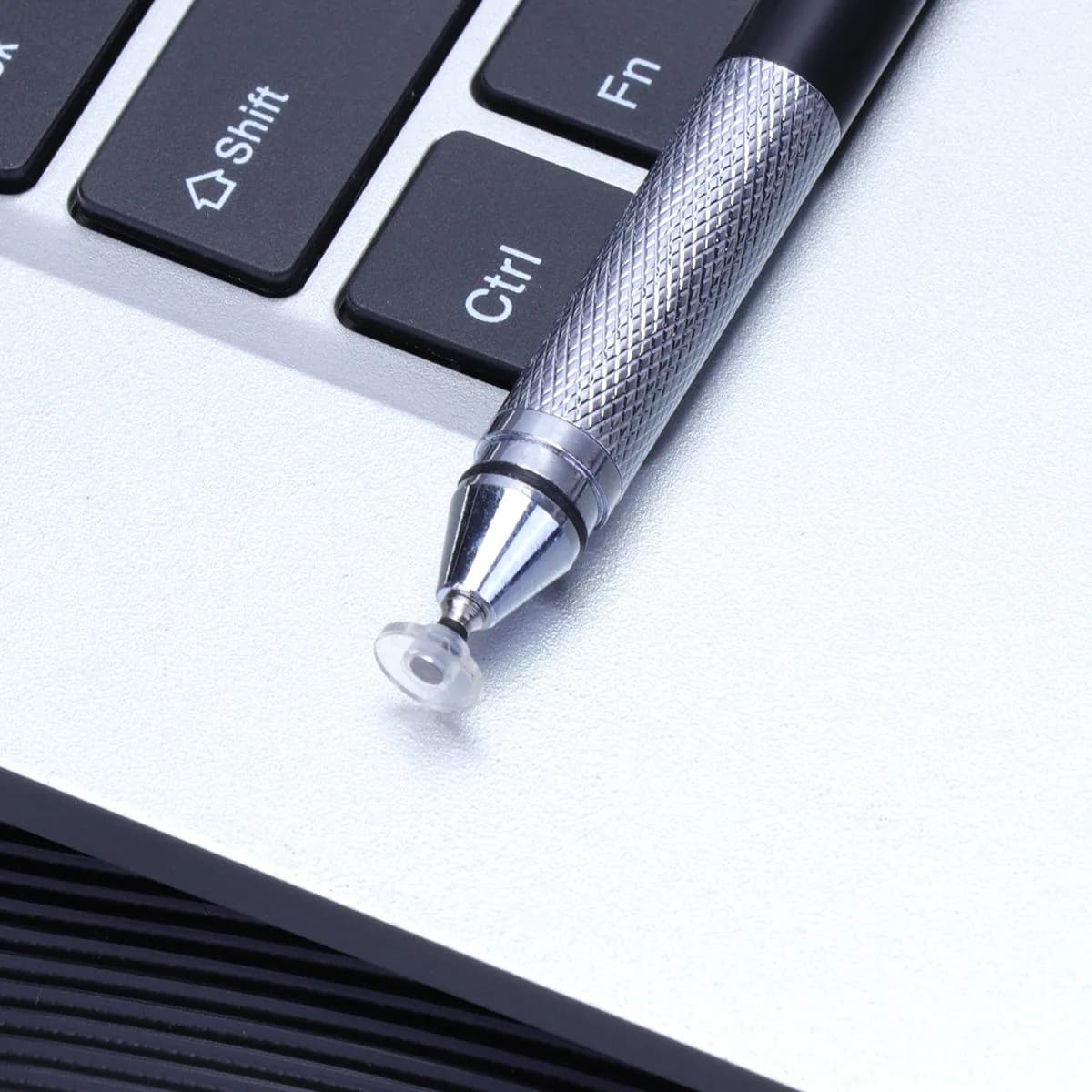 Penna Stilo Capacitiva a Doppia Punta in Metallo Premium Alluminio, Perfetta per Disegnare, Prendere Appunti, Scrivere Email, Stilo per Telefoni e Tablet