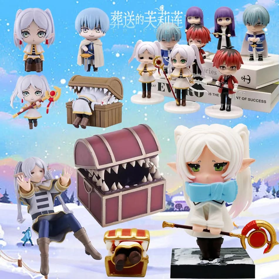 Figurina Anime Frieren da 11cm, Personaggio Femminile di Frieren Beyond Journey's End, Sousou no Frieren Fern, Modellino Himmel, Giocattolo