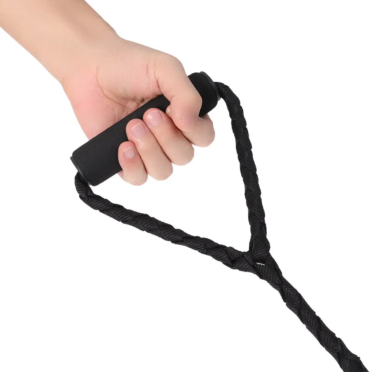 Dual Dog Leash With Handle Heavy Duty For Small Medium Dogs Sturdy Clasp Comfort Grip Pet Leash Black
