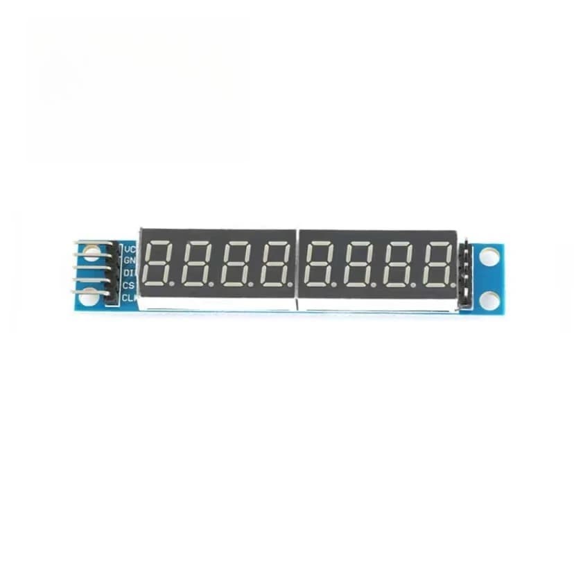 4 pezzi MAX7219 Modulo display LED a 7 segmenti a 8 cifre con controllo IO seriale a 3 fili in cascata per Arduino Raspberry Pi