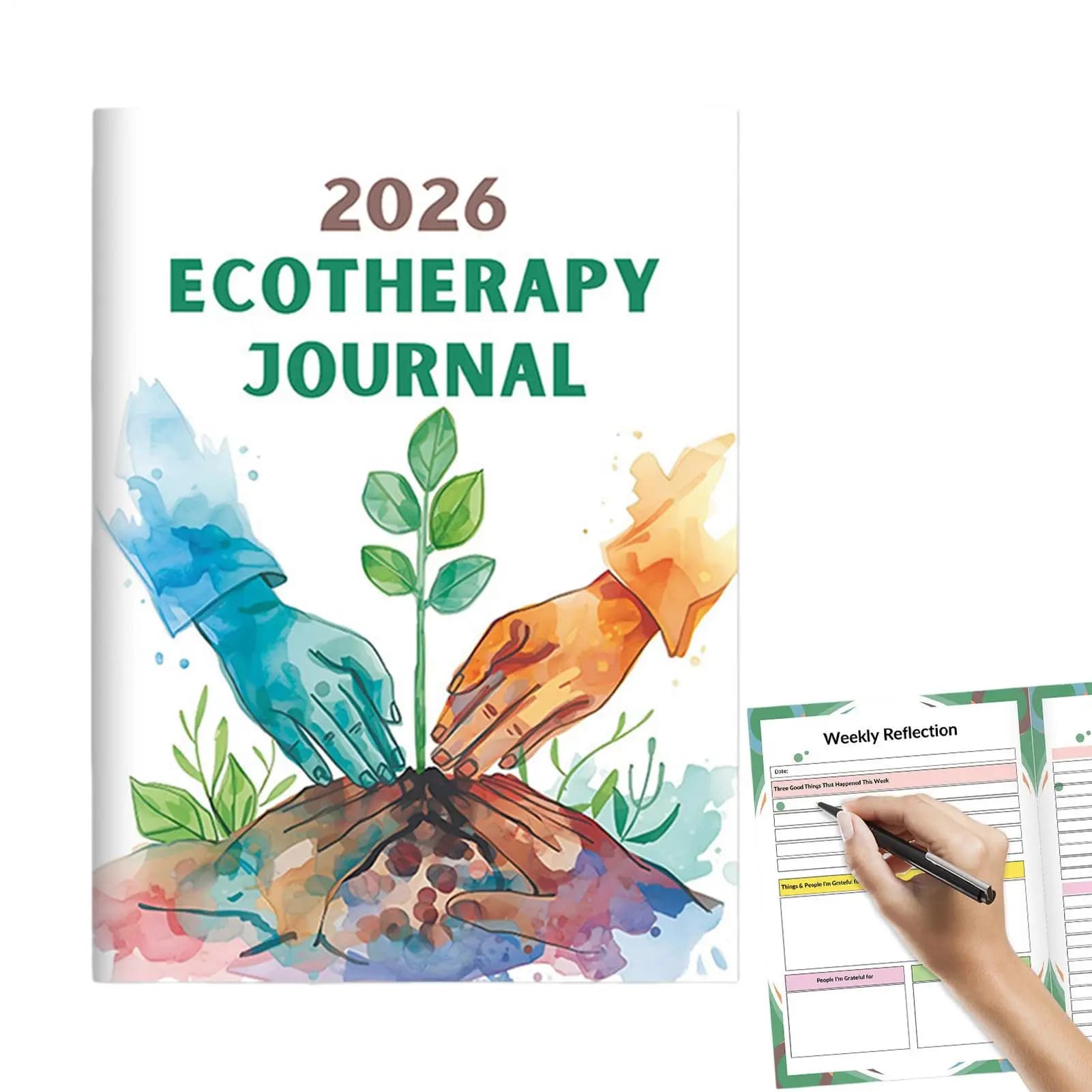Diario di Guarigione Ecologica 2026 - Planner per Ecoterapia, Quaderno per Scrittura e Appunti per Adulti, Uomini, Donne e Studenti