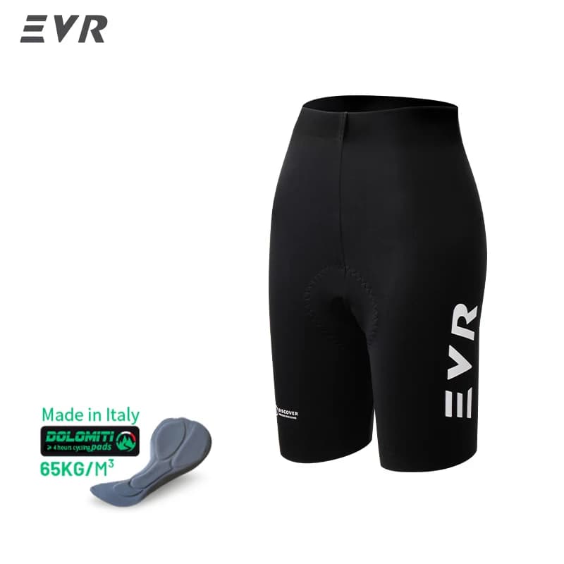 EVR Women's Cycling Shorts High Waist Summer Cycling Shorts Double Arrow Shock Absorbing Padded Cycling Shorts MTB Cycling Pants