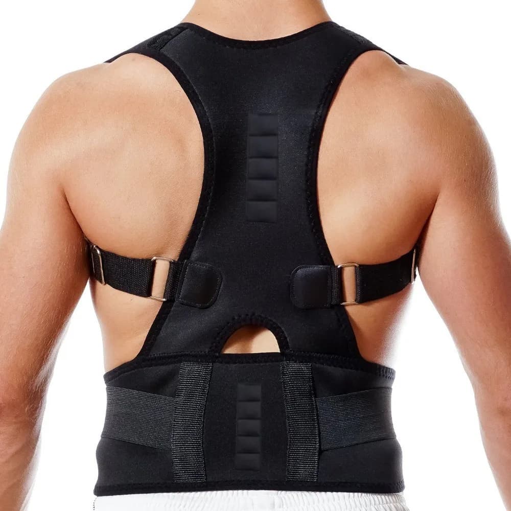 Correttore Posturale Magnetico per Adulti, Cintura di Supporto per la Schiena, Modellamento del Corpo, Allineamento della Colonna Vertebrale, Correzione della Postura