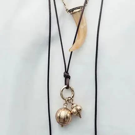 Collane con ciondolo multistrato geometrico per donna uomo Collana in stile etnico vintage Regali per gioielli per feste