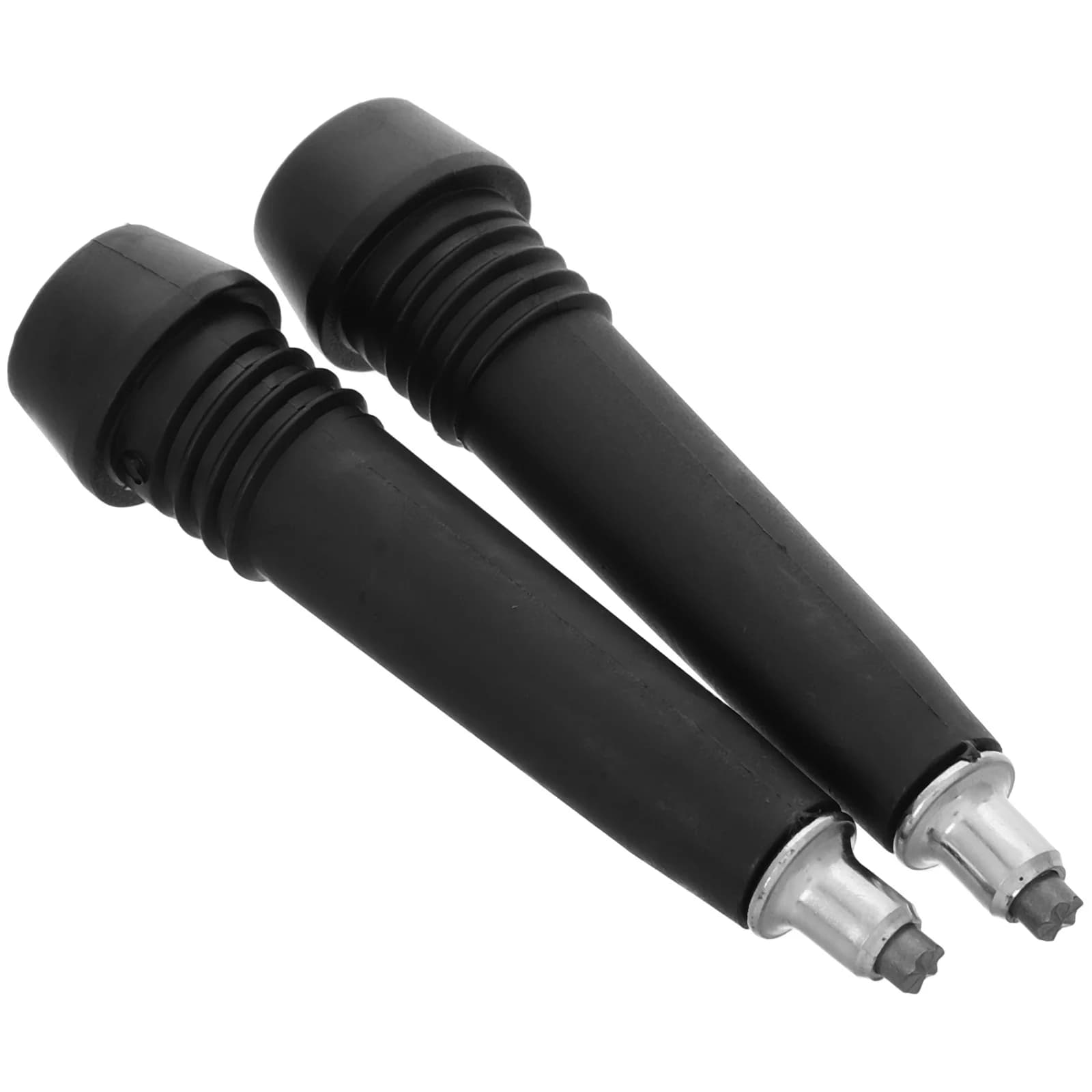 2 Pieces Universal Spare Parts for Tungsten Steel Trekking Sticks, Hiking Sticks, Metallic Slip Tips for Stroller Sticks