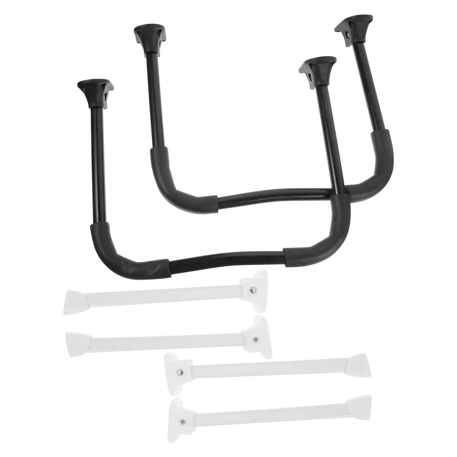 1 set di gambe pieghevoli per mobili in metallo staffe da tavolo pieghevoli resistenti a forma di U per gambe da banco per tavolino da scrivania fai da te per piccole