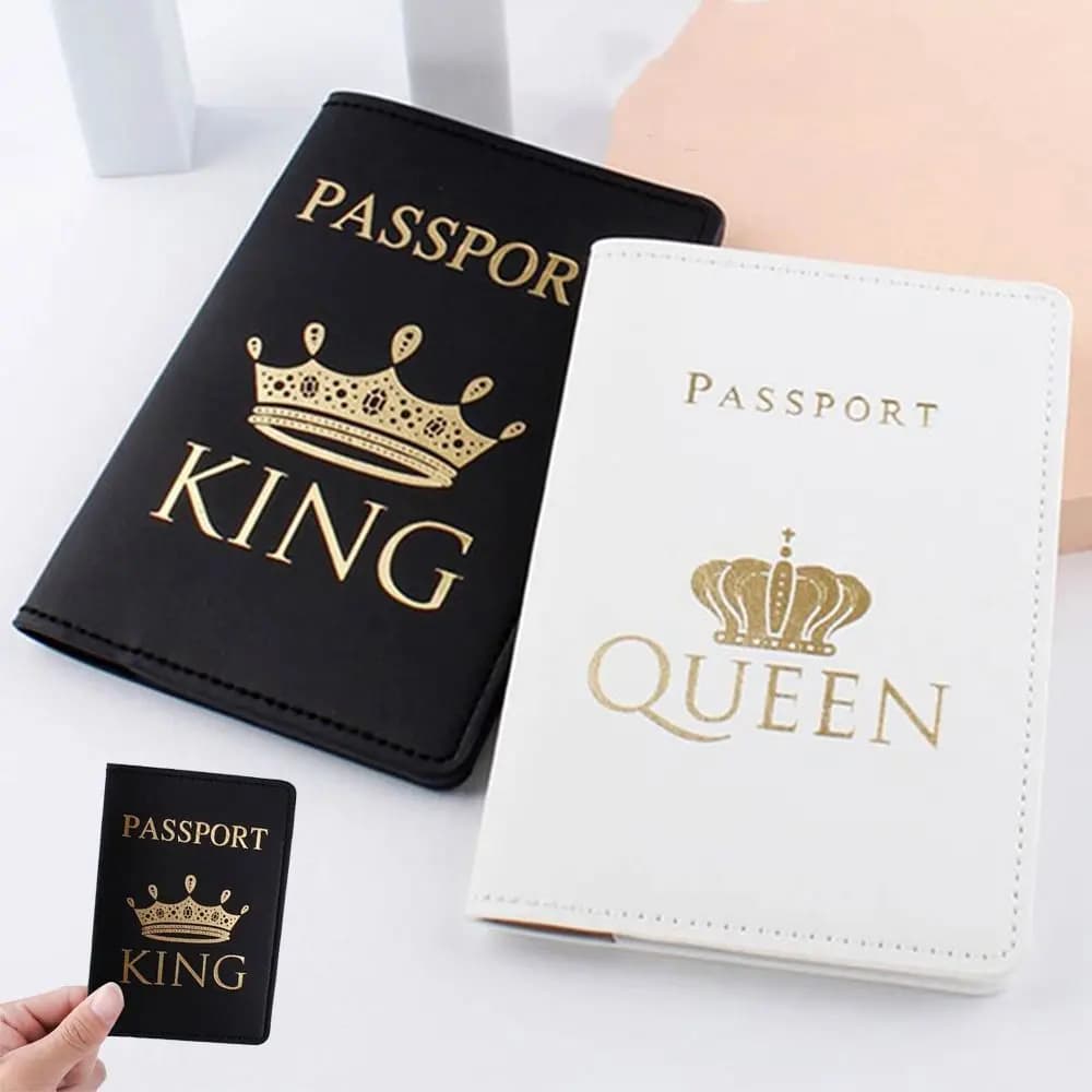 Custodia per passaporto universale da viaggio in pelle PU ID carta di credito Porta passaporto Portafoglio Porta passaporto