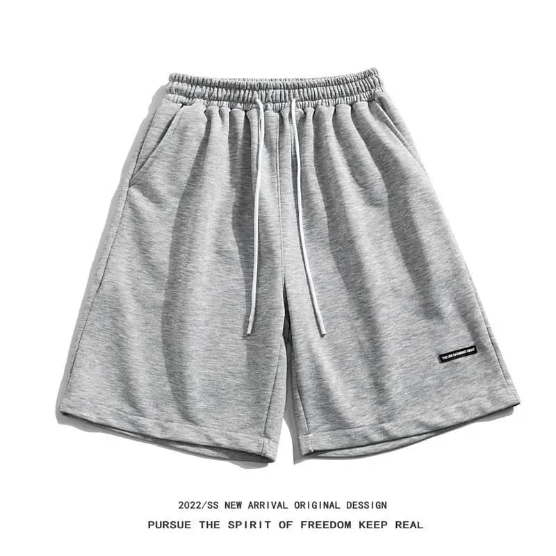 Pantaloncini Sportivi Estivi Sottili, Stile Streetwear Hip Hop, Marca Giapponese di Tendenza, Casual e Larghi, con Vita Elastica a Cinque Quarti, Moda Giovanile