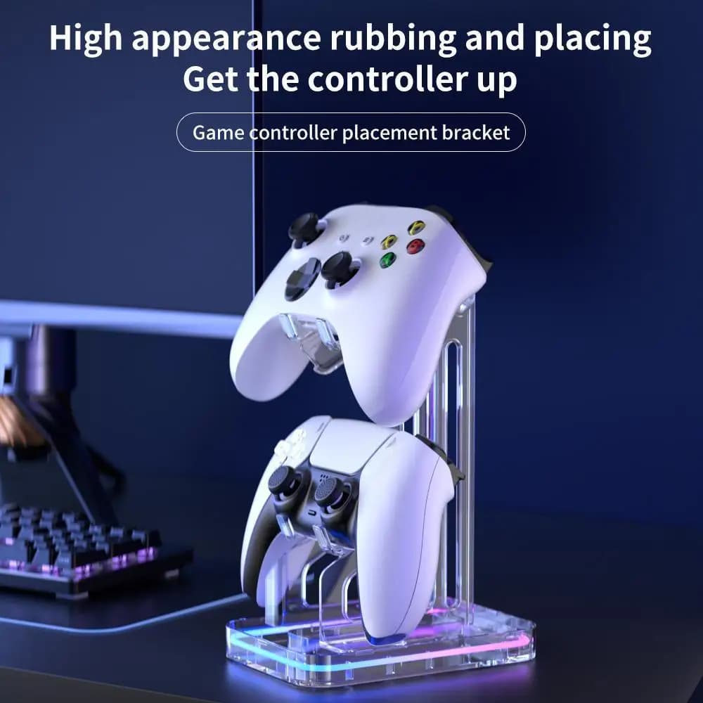 Supporto per controller di gioco XBOX/PS5/Switch Pro, porta cuffie, accessori per videogiochi