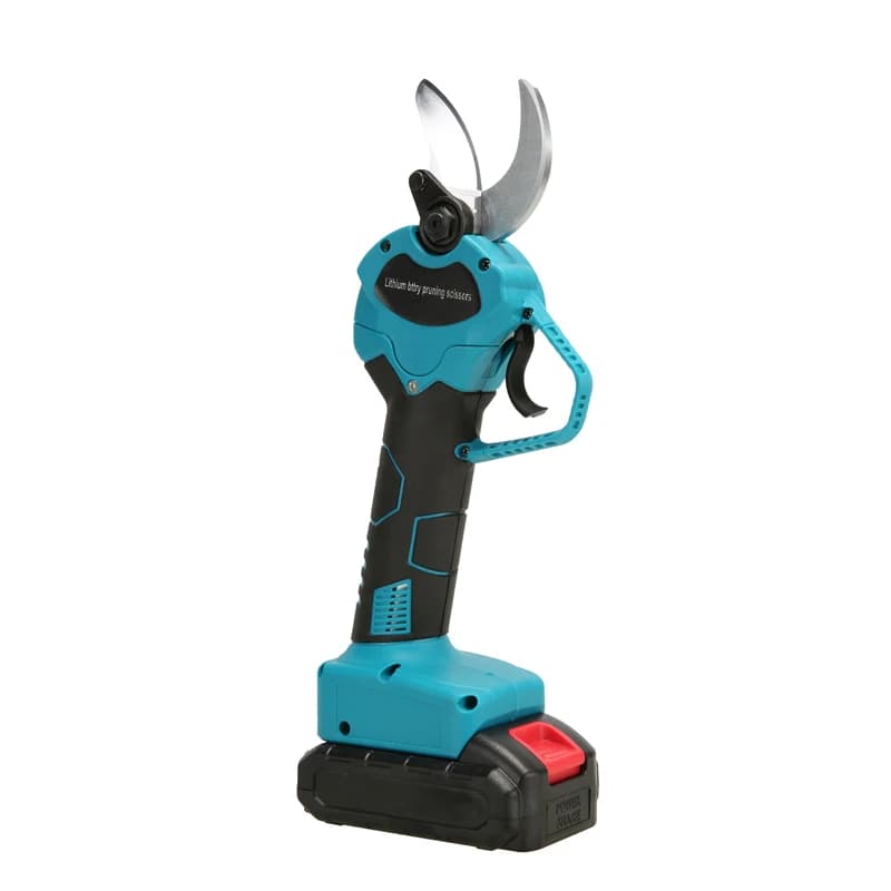 21V Blue Power Supply Electric Scissors with Custom Logo, Wireless Lithium Battery Supplies for Trees and Coppers, Plastic and Metal
