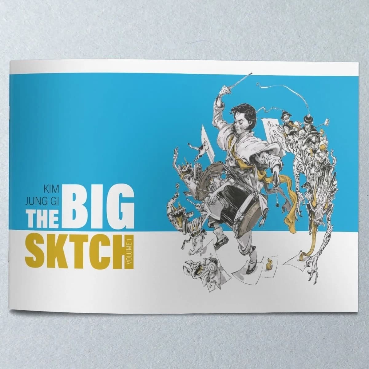 The Big Sketch Volume 1 by Kim Jung Gi Character Drawing Illustration Book Art Reference Sketch Collection for Artists