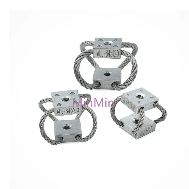 Isolatore di Vibrazioni ALJ-84 per Cavi Metallici, Ammortizzatore per Auto, Imbarcazioni, Droni, Gimbal, Fotocamere e Strumenti di Precisione
