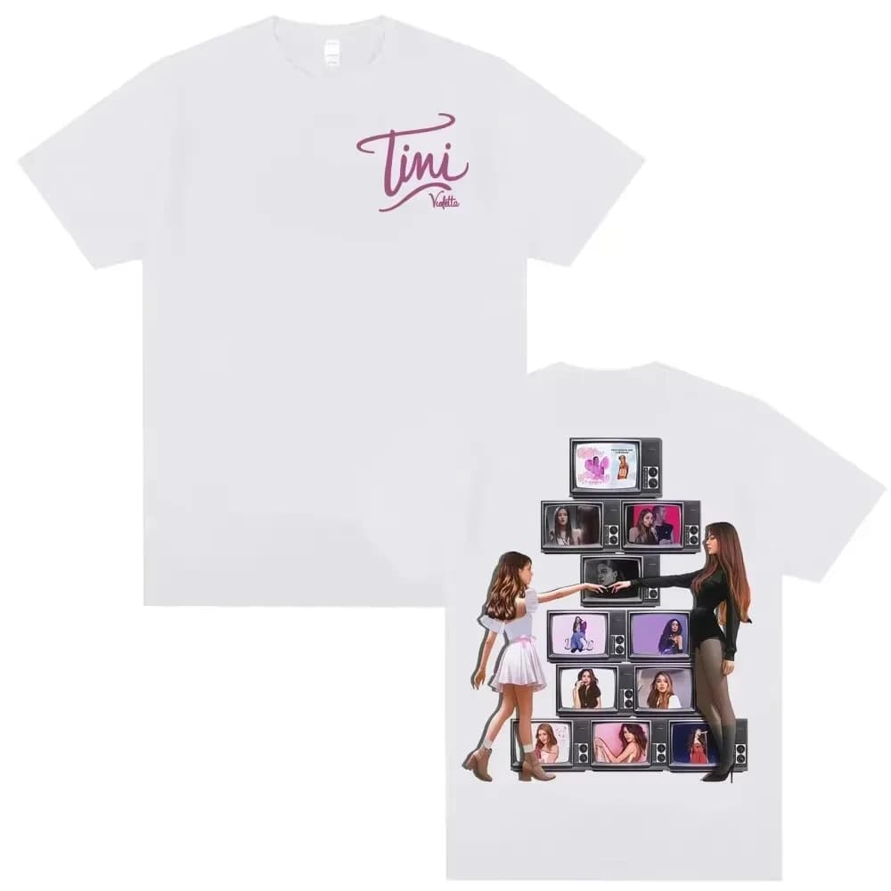 Felpa con cappuccio Singer TINI STOESSEL La Triple T Futtura Tour Merch, T-shirt con cappuccio unisex Harajuku Hip Hop Gothic Streetwear