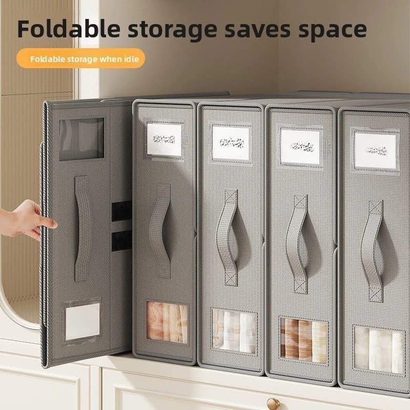 Storage box for 1/2-piece sheet Multi-functional storage box for cabinet organization suitable for storing home clothes