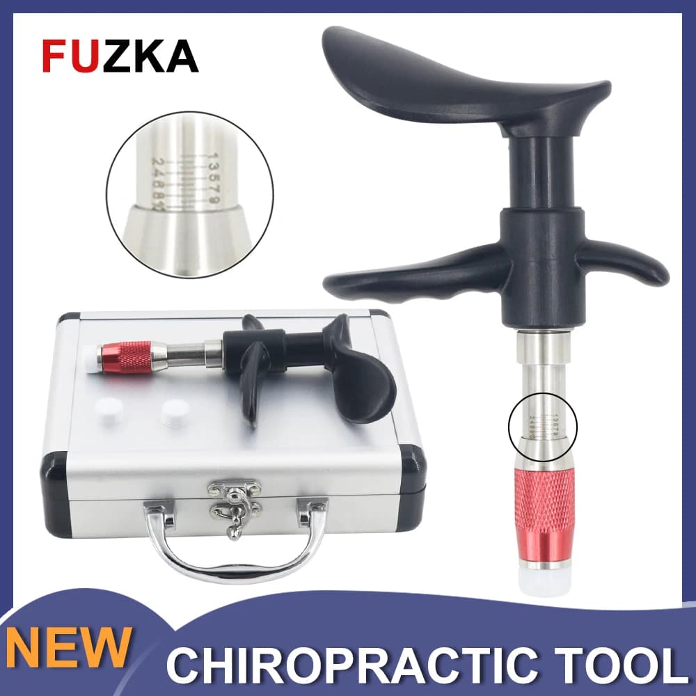 300mj Portable Chiropractic Tool, Vertebral Column Massage, Postural Therapy and Correction, Manual Pistola for Back Massage