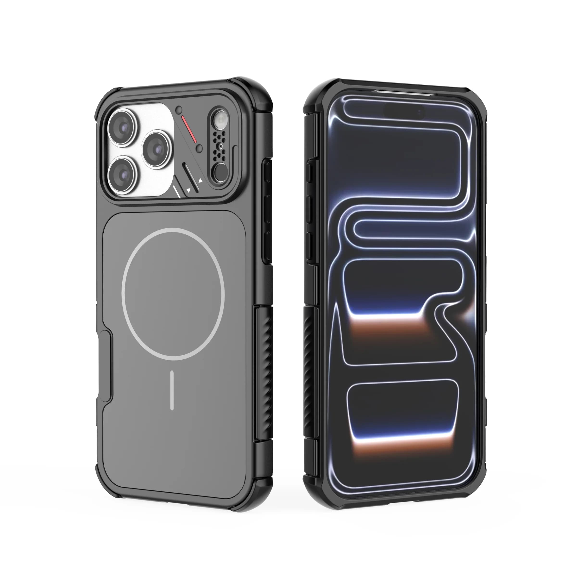 Custodia Protettiva Robusta Anti-Graffio per iPhone 17 Pro Max, 16 Pro, iPhone 16, iPhone 17 - Cover Anti-Impronta