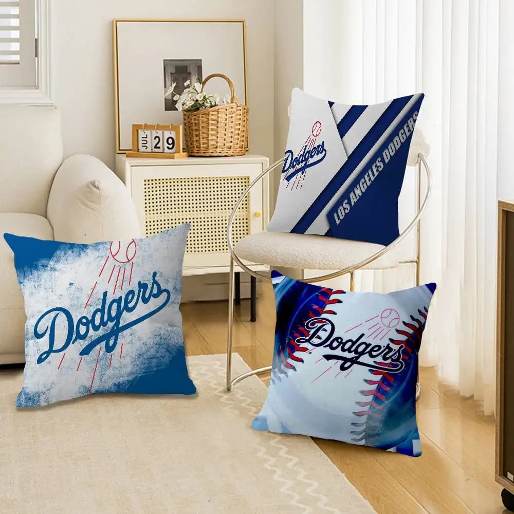 Fodera per cuscino della squadra di baseball L-a D-Dodgers, cuscino decorativo per divano, decorazione per la casa, fodere per cuscini
