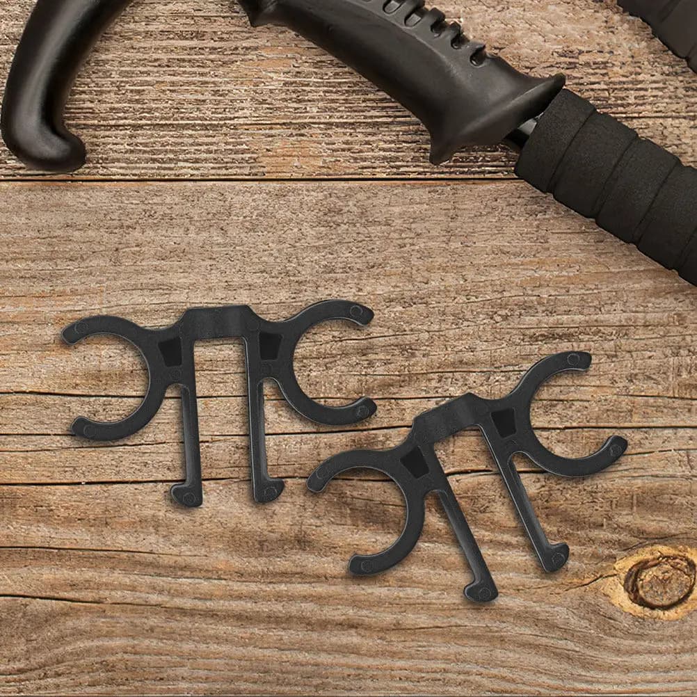 8 Pezzi Clip per Bastoncini da Trekking in PVC, Adattamento Sicuro per Bastoncini da 18 mm, Essenziali per Escursionismo, Arrampicata, Trekking e Supporto Stabile