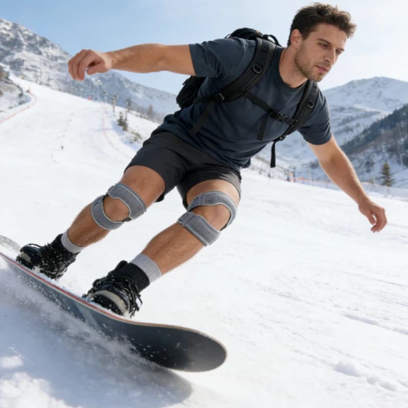 Supporto per Tendine Rotulea con Cuscinetti in Gel, Tutore per Ginocchio per Uomini e Donne, Sollievo dal Dolore al Ginocchio e Lesioni al Menisco