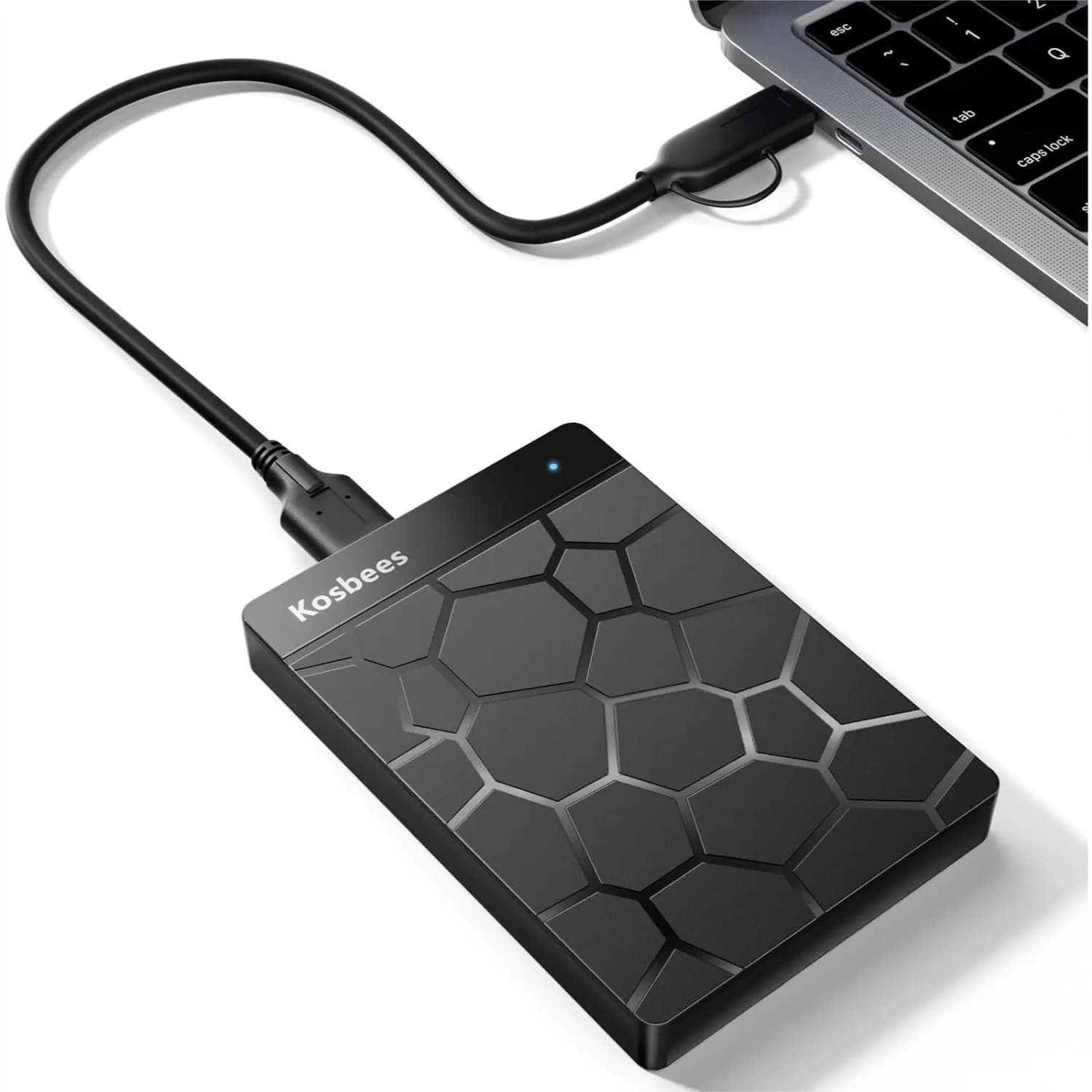 Hard Disk Esterno Portatile da 1TB, Ultra Sottile USB 3.0 per Windows, Mac, PC, Laptop, PS4, Xbox One e Xbox 360, Plug and Play