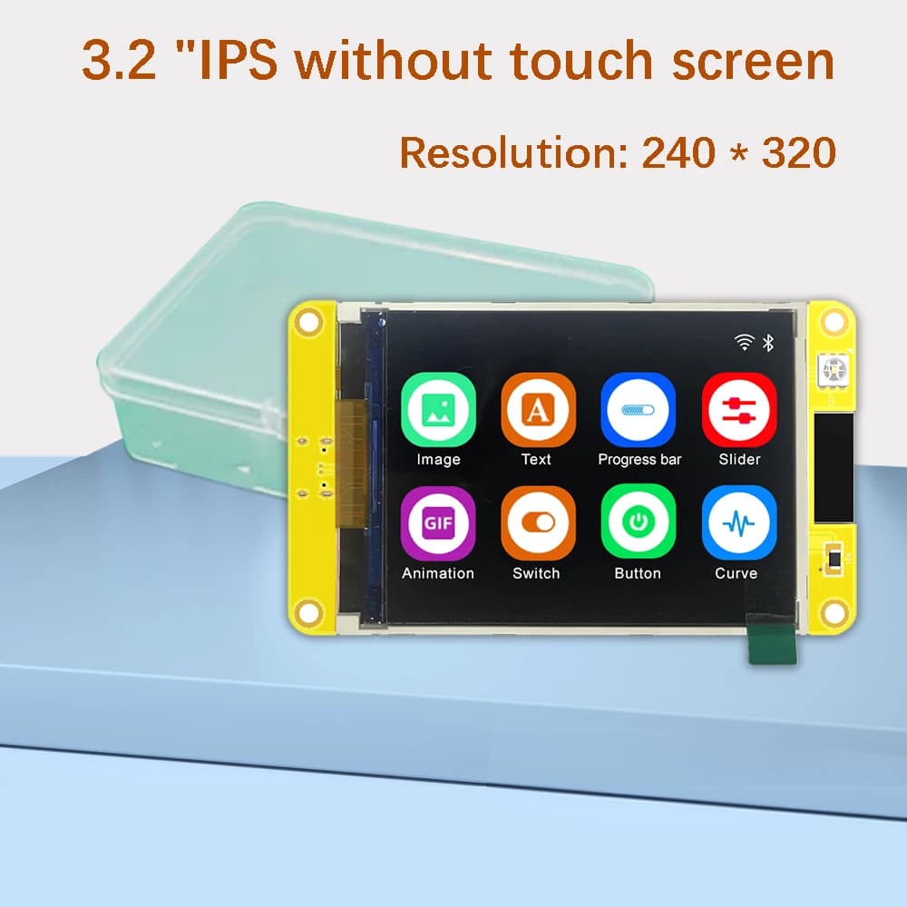 ESP32 Arduino LVGL Development card WIFI and Bluetooth 3.2 "240*320 IPS Smart Display 3.2 Inch Screen IPS LCD TFT Touch Module