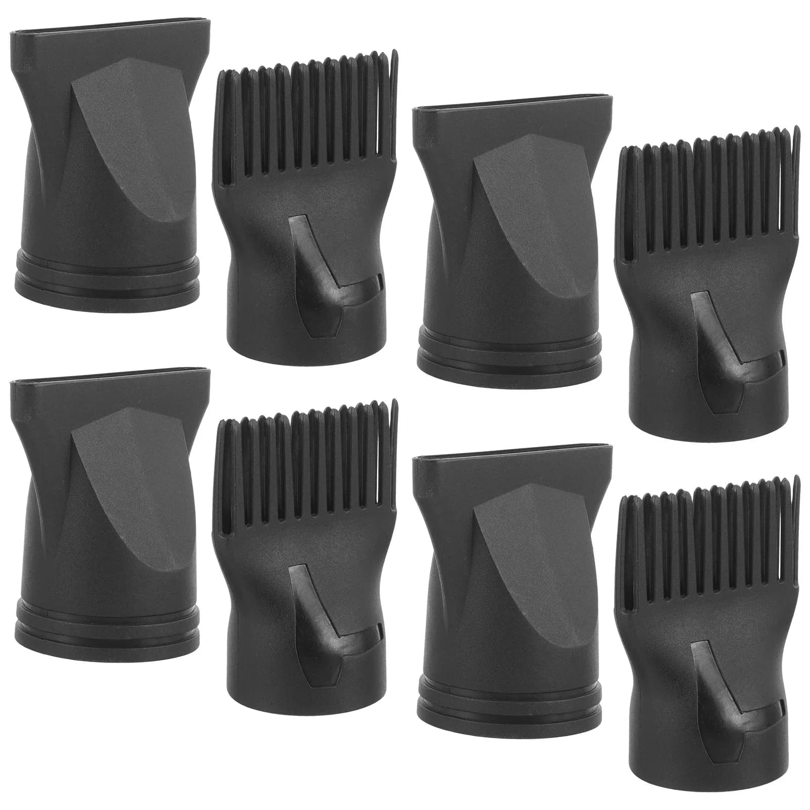 Set di 10 Pettini per Asciugacapelli, Ricambi Leggeri e Portatili per Salone e Barbiere, Resistenti alla Deformazione, per Volumizzare e Modellare
