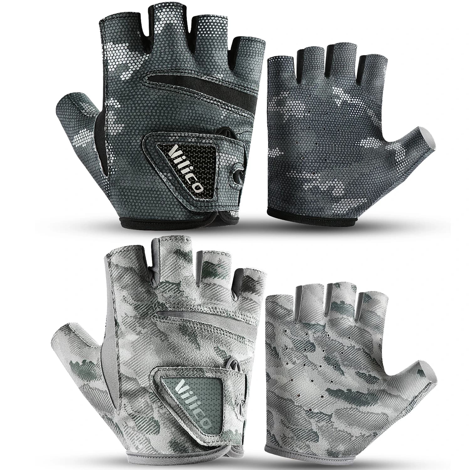 The fingerless fishing gloves are designed for men and women, fishing gloves, rowing, kayaking, hiking, running, cycling