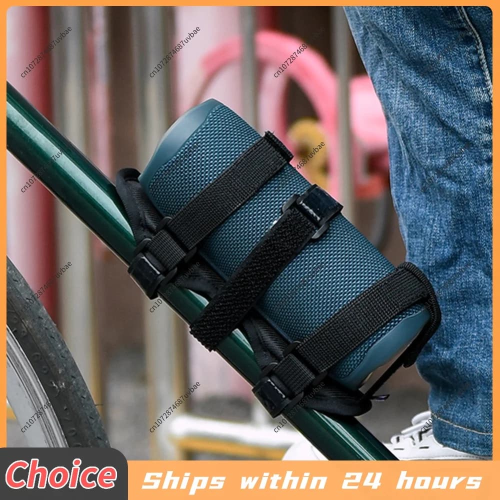 Sound Box Bike Holder Nylon Speaker Fixed Strap Anti Slip Diameter 1.5-3.5inch Equipment for JBL Bluetooth-compatible Speakers