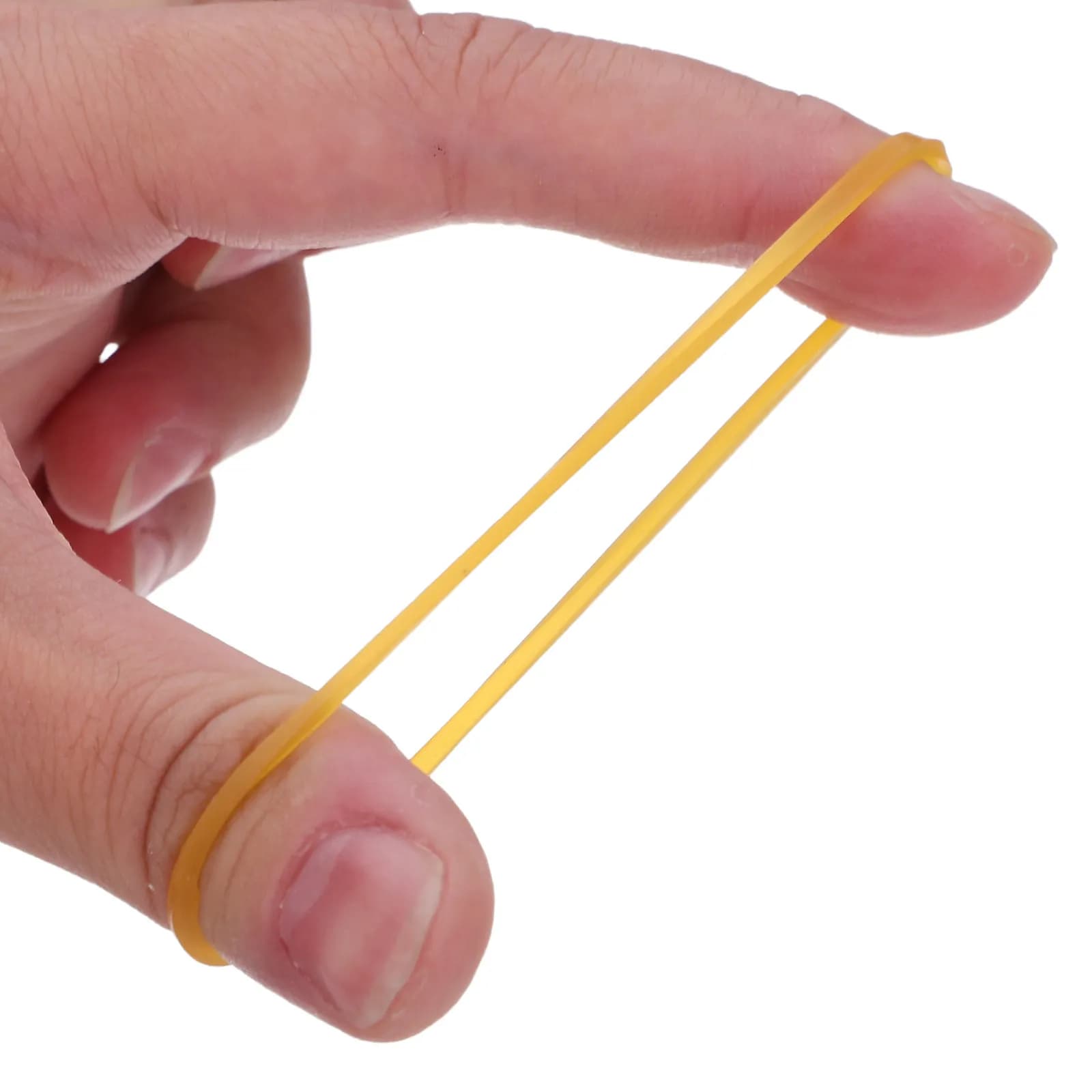 500 Pezzi Elastici in Gomma ad Alta Elasticità, Resistenti al Calore, per Organizzazione Documenti d'Ufficio e Finanziari, Gialli, Confezione Convenienza