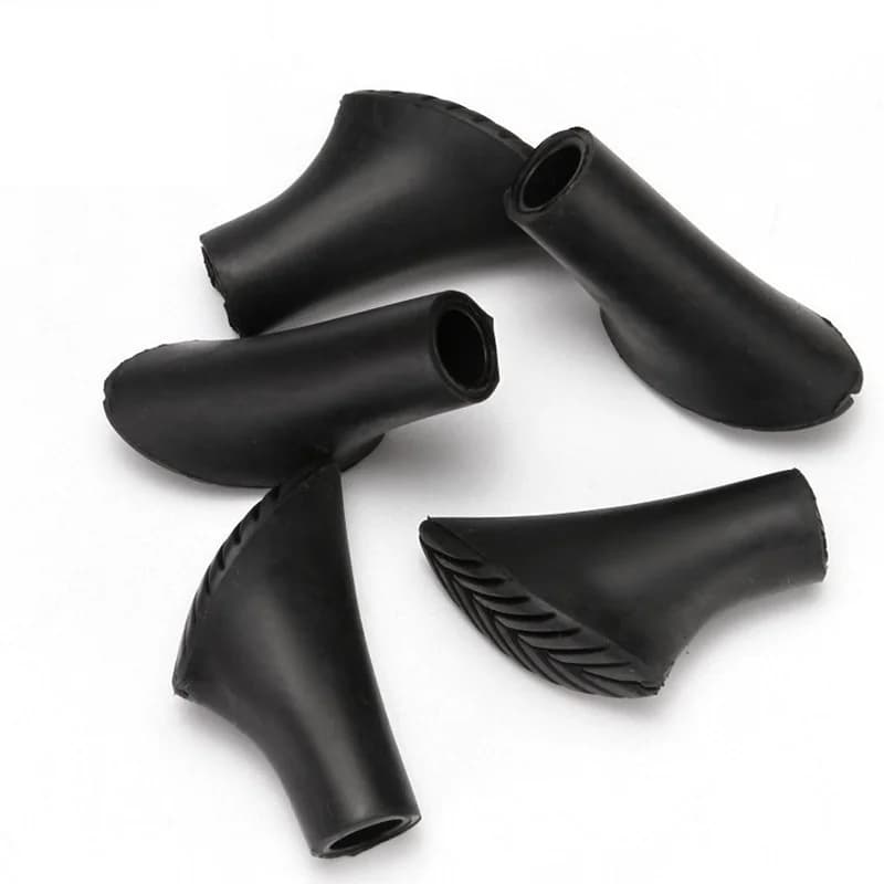 10Pcs Trekking outdoor pole nordic camp hike walk stick cane climb sostituzione alpenstock protector cap tip rubber