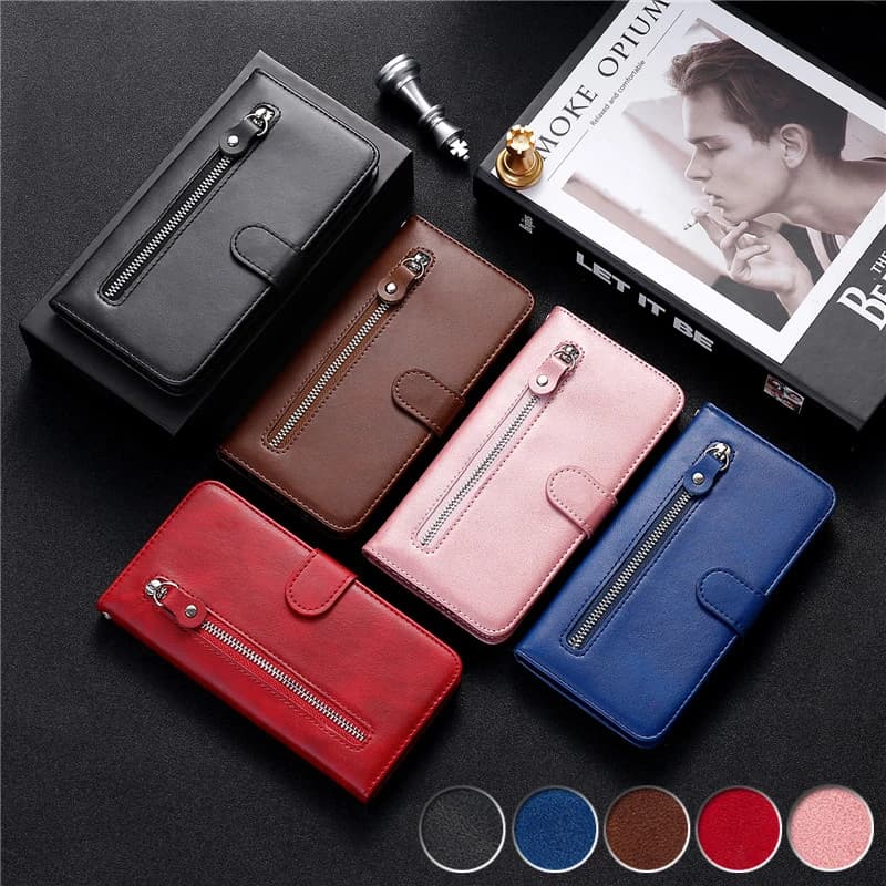 Flip Magnetic Leather Case on For Realme C31 C35 C21 C25 C11 C20 C25Y C12 C15 C21Y Coque Zipper Card Slot Wallet Phone Bag Cover