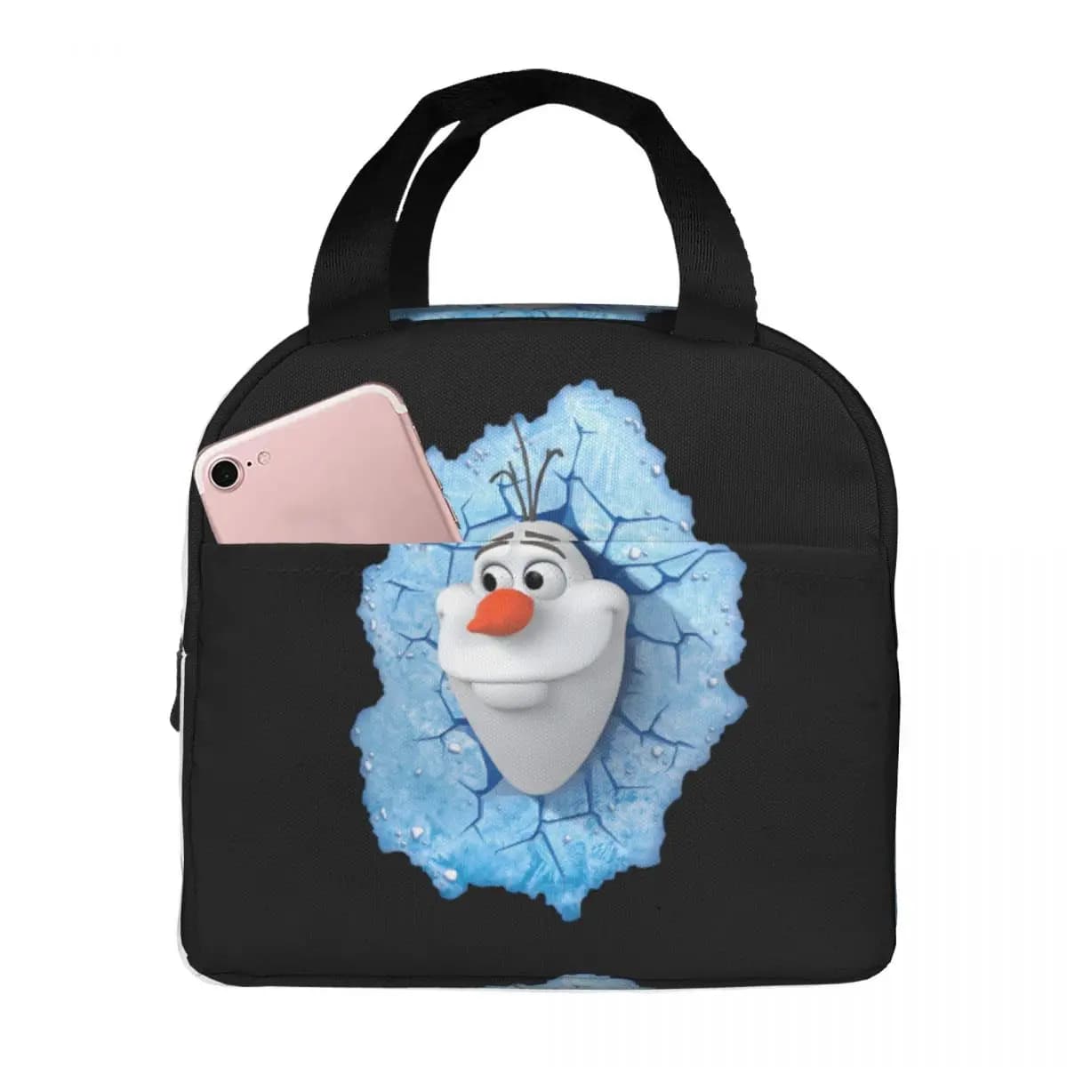 Borsa Termica Personalizzata F-Frozenes per Donne, Impermeabile, con Personaggi Olaf ed Elsa, per Spiaggia, Campeggio e Viaggi