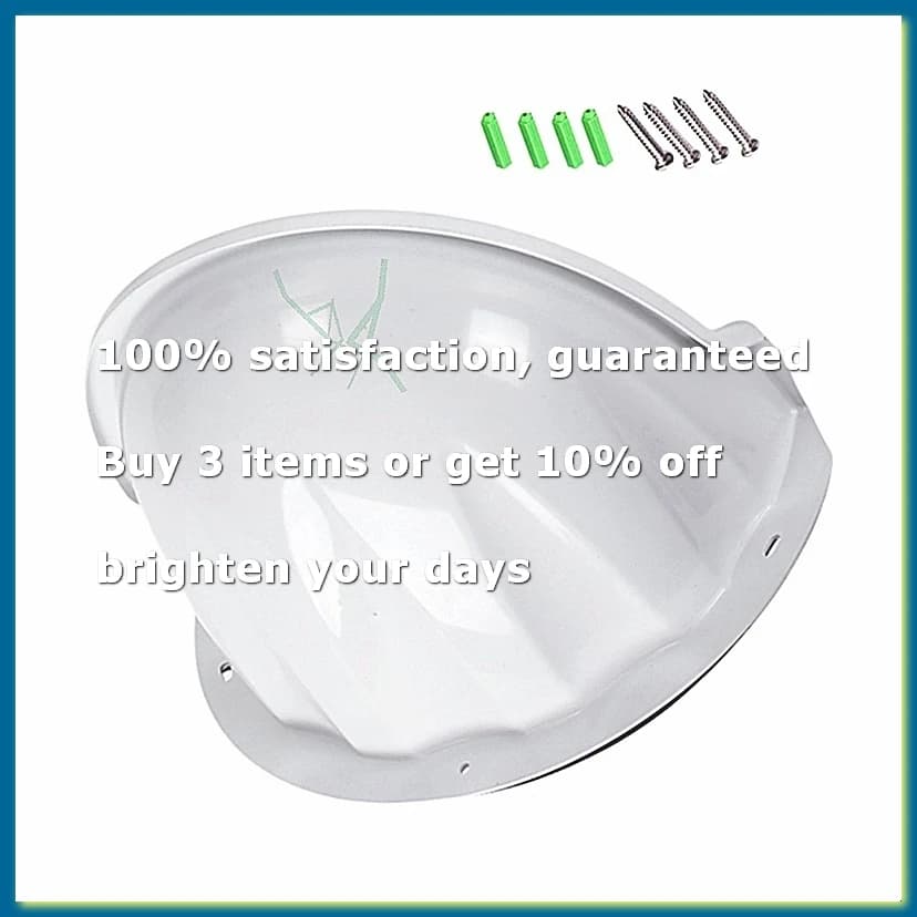 Universal Rainproof Sunscreen Camera Cover Shield for LED Lights/, Surveillance Cameras DomeA09G