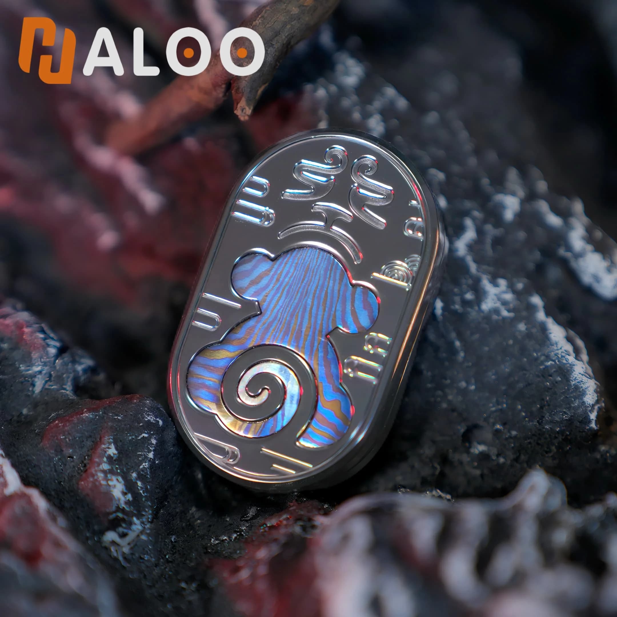 HalooPlayer Wukong Rhythm Slider Fidget Spinner EDC Giocattoli Antistress Antiansia Hand Spinner per Adulti e Bambini