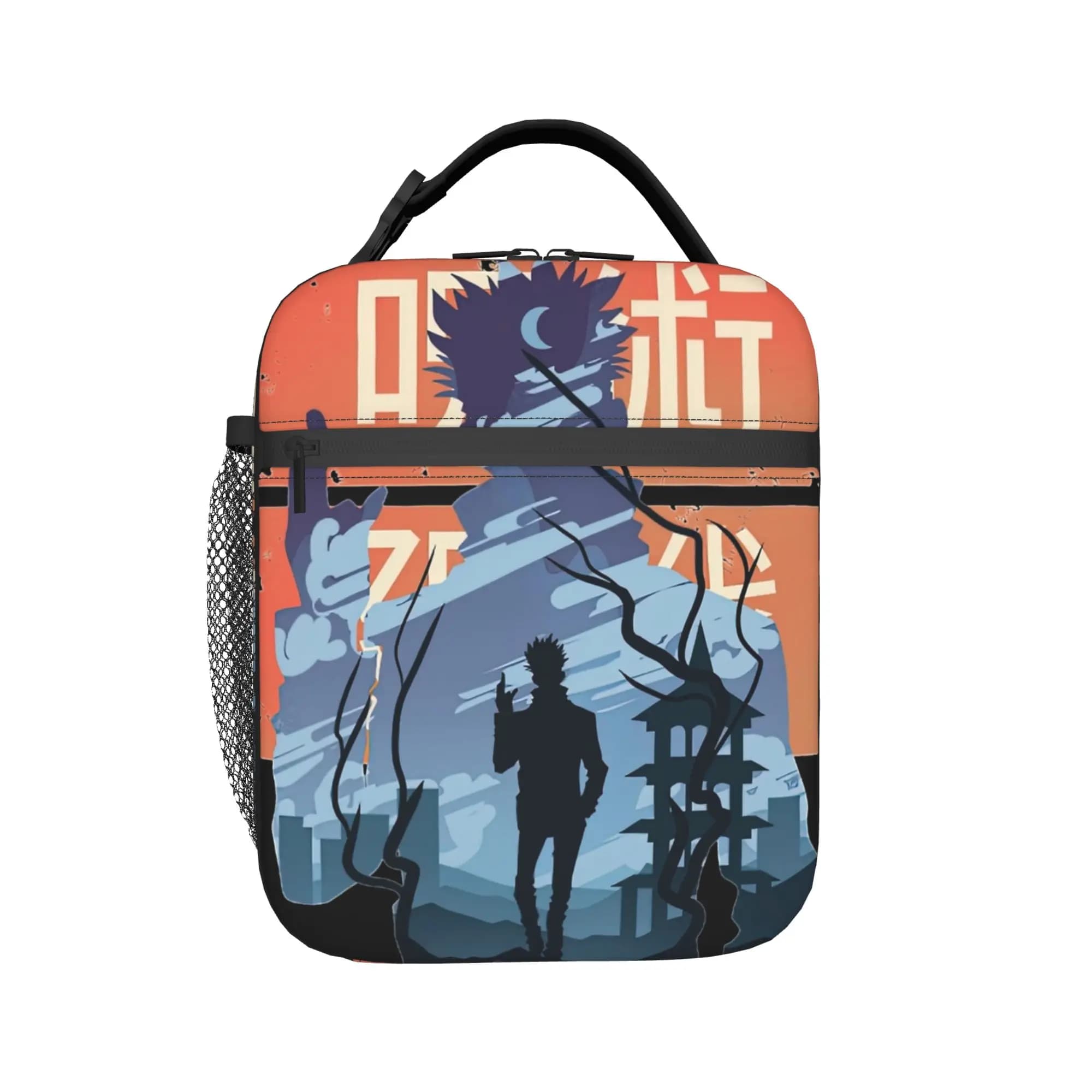 JJK Anime Gojo Saturo Insulated Lunch Bag Thermal Bag Reusable,Lunch Container Jujutsus Kaisens Anime Leakproof Tote Lunch Box