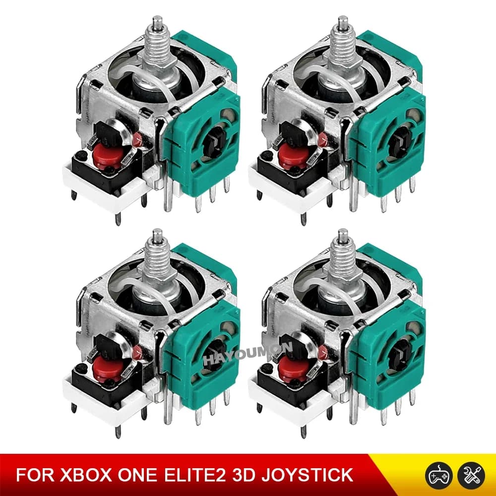 1/10 Pezzi Joystick Analogico 3D per Controller Xbox One Elite 2, Modulo Sensore di Ricambio, Stick Elettromagnetici, Accessorio per Giochi