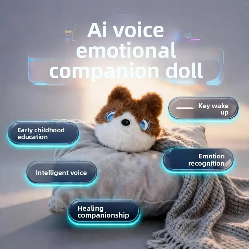 Robot di peluche intelligente con IA, per conversazioni interattive, bambola elettronica di tendenza, regalo di compleanno o scolastico