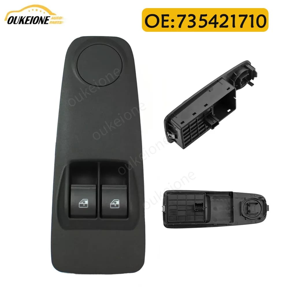 735421710 interruttore alzacristallo elettrico pulsante regolatore vetro lato guida anteriore sinistro per Ducato Boxer Jumper parti di ricambio per auto